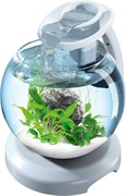 Tetra Cascade Globe Duo Waterfall (белый) 6,8л круглый аквариум с LED светильником