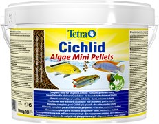 Tetra Cichlid AlgaeMini 10л - основной корм для мелких травоядных цихлид