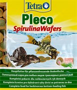 Tetra Pleco Spirulina Wafers 15 г (пакетик) - корм для крупных травоядных донных рыб