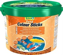 Tetra Pond Color Sticks корм для прудовых рыб, палочки для окраски 10 л