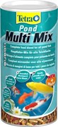 Tetra Pond MultiMix корм для пруд.рыб (гранулы, хлопья, таблетки, гаммарус) 1 л