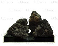 UDeco Black Lava MIX SET 15 - Набор натуральных камней 'Лава чёрная' 15 кг