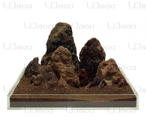 UDeco Brown Lava MIX SET 5 - Набор натуральных камней 'Лава коричневая' 5 кг 282.UDC21305