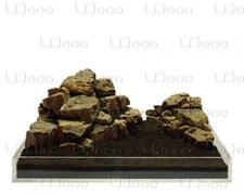 UDeco Fossilized Wood Stone MIX SET 15 - Набор натуральных камней 'Окаменелое дерево' 15 кг