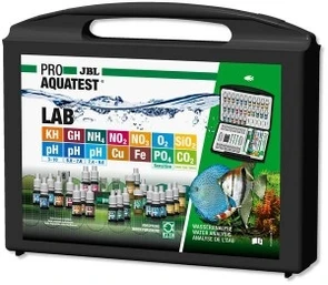 JBL PROAQUATEST LAB - чемоданчик с тестами для измерения 12 параметров в пресноводных аквариумах 282.2408400
