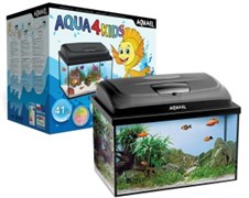 AQUAEL AQUA 4KIDS 40 / 25 л - прямоугольный аквариум для детей с освещением, набором оборудования и аксессуаров