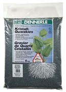 Dennerle Kristall-Quarz - аквариумный грунт, гравий фракции 1-2 мм, цвет темно-зеленый (цвет мха), 5 кг.