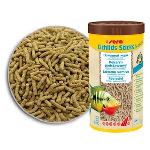 {{photo.Alt || photo.Description || 'sera Cichlids Sticks Nature 210 г (соответствует фирменной банке 1 л) на развес - корм в палочках для всех видов цихлид и других крупных рыб'}}