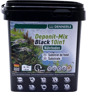 Dennerle Deponitmix Professional Black 10in1, 2,4кг - питательный субстрат Den-1350
