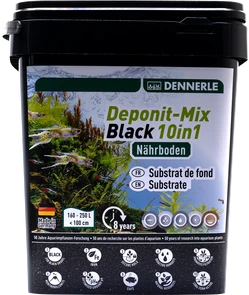 Dennerle Deponitmix Professional Black 10in1 9,6кг - питательный субстрат Den-1352