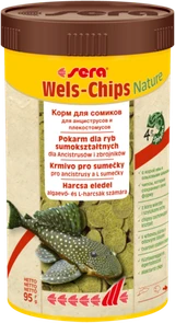 {{photo.Alt || photo.Description || 'sera Wels chips Nature 250 мл - корм для лорикариевых сомов (присосок)'}}