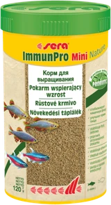 {{photo.Alt || photo.Description || 'sera Immun Pro mini Nature 250 мл - основной корм для выращивания рыбы и укрепления иммунитета (гранулы)'}}