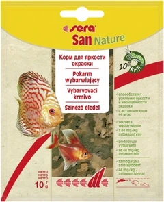 sera San 10г (пакетик) - специальный корм для улучшения окраски S0242