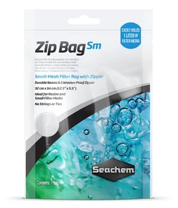 Seachem Zip Bag S (32х14см) - мешок для наполнителей с мелкой ячейкой, вмещает до 1 литра SCH-1522