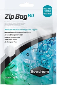 Seachem Zip Bag M (32х14см) - мешок для наполнителей со средней ячейкой, вмещает до 1 литра SCH-1521
