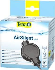 Tetra AirSilent Mini - бесшумный компрессор для аквариумов от 10 до 40 литров Tet-297173