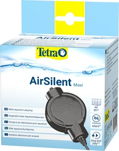 Tetra AirSilent Maxi - бесшумный компрессор для аквариумов от 40 до 80 литров Tet-297159