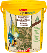 sera Vipan Nature 21 л (ведро) - универсальный корм для аквариумных рыбок