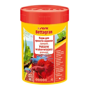 sera Bettagran 100 мл (44 г) - гранулированный корм для рыб-петушков S0105