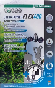 Dennerle Carbo Power FLEX 400 SPECIAL EDITION Система подачи углекислого газа без баллона (редуктор с двумя манометрами + электромагнитный клапан), для аквариумов до 400л Den-2943