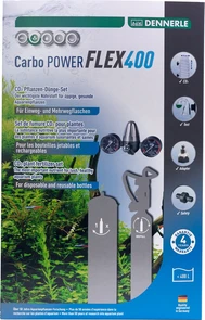 Dennerle Carbo Power FLEX400 - система подачи углекислого газа без баллона (редуктор с двумя манометрами), для аквариумов до 400 литров Den-2942