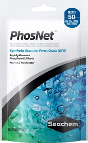 Seachem PhosNet 50 г - наполнитель для удаления фосфатов и силикатов (оксид железа), на 200-400л SCH-1250