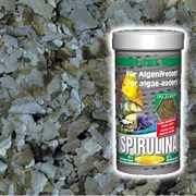 JBL Spirulina 160г (соответствует фирменной банке 1 л) на развес - Корм класса премиум с высоким содержанием спирулины в форме хлопьев для растительноядных в пресном и морском аквариуме