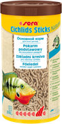 sera Cichlids Sticks Nature 1 л - корм в палочках для всех видов цихлид и других крупных рыб