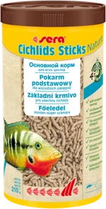 {{photo.Alt || photo.Description || 'sera Cichlids Sticks Nature 1 л - корм в палочках для всех видов цихлид и других крупных рыб'}}