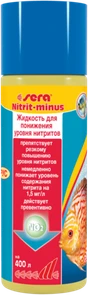 sera Nitrit-minus 100 мл (на 400 л)  - биопрепарат для запуска аквариума S32300