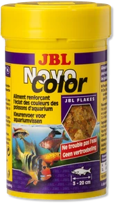 JBL NovoColor 100 мл. (16 г.) - Основной корм в форме хлопьев для  особенно яркой окраски рыб 282.3015659
