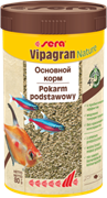 sera Vipagran Nature 250 мл - универсальный корм для всех видов рыб (гранулы)