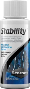 Seachem Stability 50 мл - живые бактерии для запуска биологической фильтрации, 5мл на 80л SCH-124