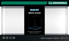 Dennerle Nano Scaper's Tank White Glass 35 литров - аквариум из осветленного стекла