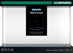 Dennerle Nano Scaper's Tank White Glass 70 литров - аквариум из осветленного стекла