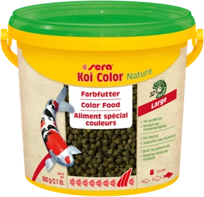 {{photo.Alt || photo.Description || 'sera KOI Color Nature large 3,8 л (гранулы - 6 мм) - корм для улучшения окраски карпов Кои'}}
