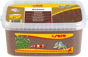sera Gravel Brown - грунт для аквариума (Коричневый) Ø 2-3 мм, 3 л S32259