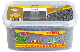 sera Gravel Gray - грунт для аквариума (Серый) Ø 2-3 мм, 3 л