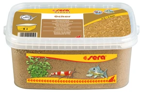 sera Gravel Ocher - натуральный грунт для аквариума (Охра) Ø 0–2 мм, 3 л S32269