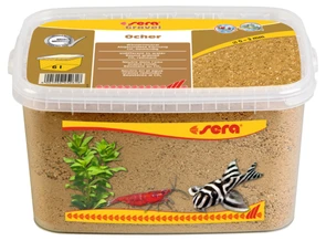 sera Gravel Ocher - натуральный грунт для аквариума (Охра) Ø 0–2 мм, 6 л S32270