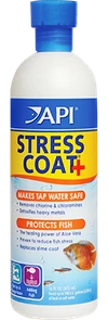 API Stress Coat 473 мл - Кондиционер с алоэ для декоративных рыб и воды A85C