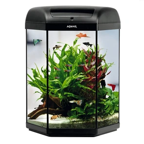{{photo.Alt || photo.Description || 'AQUAELl Hexa Set II - 60 литров (LED) - шестиугольный аквариум'}}