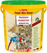 sera pond Mix Royal Nature 21 л - корм для всех видов прудовых рыб