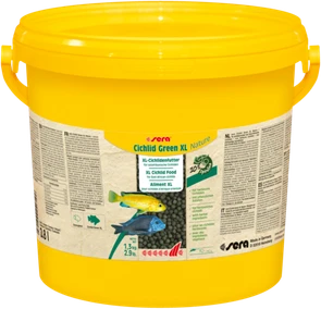 {{productViewItem.photos[photoViewList.activeNavIndex].Alt || productViewItem.photos[photoViewList.activeNavIndex].Description || 'sera Cichlid Green XL Nature 3,8 л (1,3 кг) - гранулы со спирулиной (10%) для крупных травоядных цихлид'}}