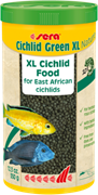 sera Cichlid Green XL Nature 1 л - гранулы со спирулиной (10%) для крупных травоядных цихлид