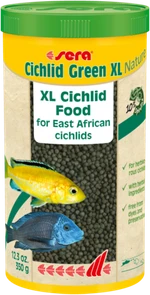 {{productViewItem.photos[photoViewList.activeNavIndex].Alt || productViewItem.photos[photoViewList.activeNavIndex].Description || 'sera Cichlid Green XL Nature 1 л - гранулы со спирулиной (10%) для крупных травоядных цихлид'}}