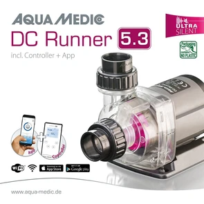Помпа подающая DC Runner 5.3, до 5000л/ч, подъем 3,5м, 50Вт, регулировка мощности AM-100.853