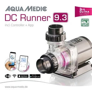 Помпа подающая DC Runner 9.3, до 9000л/ч, подъем 4,8м, 65Вт, регулировка мощности AM-100.893