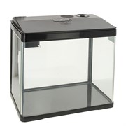 PRIME 15л - аквариум черный, с LED светильником, фильтром и кормушкой