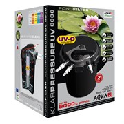 AQUAEL KLARPRESSURE UV 8000 (UV-11Вт, на 8 куб.м.) напорный, с реверсом (система самоочистки)